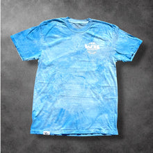 Load image into Gallery viewer, WR Globe Tee – Fiji Blue Tie Dye