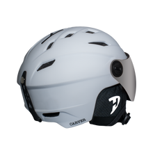 Load image into Gallery viewer, Daytona Carver Ski Helmet - Adjustable Ski Helmet for Men, Women & Youth - Dull Chalk White with Anti-Fog Visor