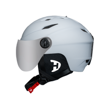 Load image into Gallery viewer, Daytona Carver Ski Helmet - Adjustable Ski Helmet for Men, Women & Youth - Dull Chalk White with Anti-Fog Visor