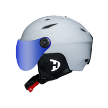 Load image into Gallery viewer, Daytona Carver Ski Helmet - Adjustable Ski Helmet for Men, Women & Youth - Dull Chalk White with Anti-Fog Visor
