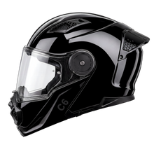 Load image into Gallery viewer, D.O.T. & ECE Daytona C6- Hi-Gloss Black