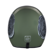 Load image into Gallery viewer, DOT Approved Daytona Cruiser Open Face Motorcycle Helmet - Men, Women & Youth - With Visor & Graphics - W/ 2nd Amendment Seal