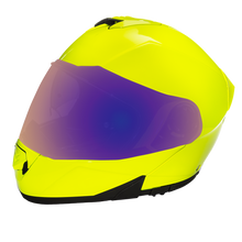 Load image into Gallery viewer, Daytona Glide Modular Motorcycle Helmet - DOT Approved, Bluetooth Ready, Dual Visor, Men/Women/Youth - Fluorescent Yellow