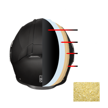 Load image into Gallery viewer, Daytona Glide Modular Motorcycle Helmet - DOT Approved, Bluetooth Ready, Dual Visor, Men/Women/Youth - Dull Black