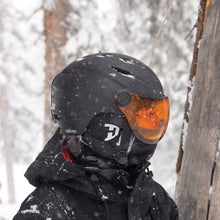 Load image into Gallery viewer, Daytona Carver Ski Helmet - Adjustable Ski Helmet for Men, Women & Youth - Dull Black with Anti-Fog Visor