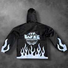 Load image into Gallery viewer, WR Black Flame Windbreaker — Limited Edition
