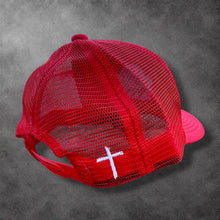 Load image into Gallery viewer, WR Globe Trucker Hat - Red

