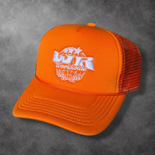 Load image into Gallery viewer, WR Globe Trucker - Safety Orange
