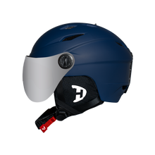 Load image into Gallery viewer, Daytona Carver Ski Helmet - Adjustable Ski Helmet for Men, Women &amp; Youth - Dull Blue with Anti-Fog Visor

