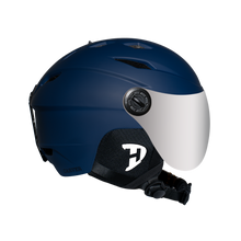 Load image into Gallery viewer, Daytona Carver Ski Helmet - Adjustable Ski Helmet for Men, Women &amp; Youth - Dull Blue with Anti-Fog Visor
