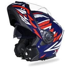 Load image into Gallery viewer, Daytona Glide Modular Motorcycle Helmet - DOT Approved, Bluetooth Ready, Dual Visor, Men/Women/Youth - W/ Liberty
