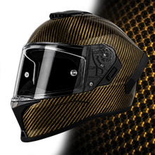 Load image into Gallery viewer, D.O.T. &amp; ECE Daytona Viper- Gold Carbon Fiber
