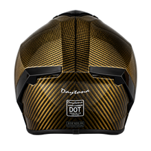 Load image into Gallery viewer, D.O.T. &amp; ECE Daytona Viper- Gold Carbon Fiber
