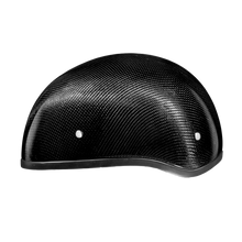 Load image into Gallery viewer, D.O.T. Daytona Skull Cap W/O Visor- Grey Carbon Fiber
