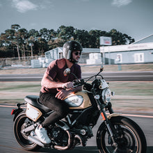 Load image into Gallery viewer, DOT Approved Daytona Cruiser Open Face Motorcycle Helmet - Men, Women &amp; Youth - With Visor &amp; Graphics - W/ Captain America Stealth
