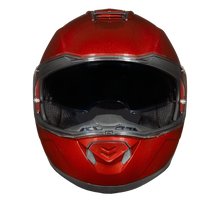 Load image into Gallery viewer, Daytona Glide Modular Motorcycle Helmet - DOT Approved, Bluetooth Ready, Dual Visor, Men/Women/Youth - Black Cherry
