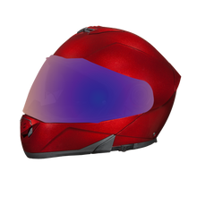 Load image into Gallery viewer, Daytona Glide Modular Motorcycle Helmet - DOT Approved, Bluetooth Ready, Dual Visor, Men/Women/Youth - Black Cherry
