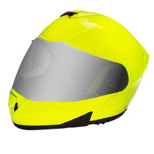Load image into Gallery viewer, Daytona Glide Modular Motorcycle Helmet - DOT Approved, Bluetooth Ready, Dual Visor, Men/Women/Youth - Fluorescent Yellow

