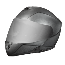 Load image into Gallery viewer, Daytona Glide Modular Motorcycle Helmet - DOT Approved, Bluetooth Ready, Dual Visor, Men/Women/Youth - Gun Metal Grey Metallic
