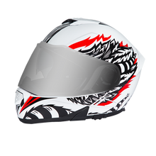 Load image into Gallery viewer, Daytona Glide Modular Motorcycle Helmet - DOT Approved, Bluetooth Ready, Dual Visor, Men/Women/Youth - W/ Phoenix
