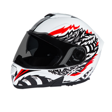 Load image into Gallery viewer, Daytona Glide Modular Motorcycle Helmet - DOT Approved, Bluetooth Ready, Dual Visor, Men/Women/Youth - W/ Phoenix

