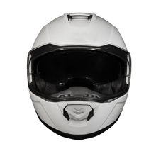 Load image into Gallery viewer, Daytona Glide Modular Motorcycle Helmet - DOT Approved, Bluetooth Ready, Dual Visor, Men/Women/Youth - Hi-Gloss White
