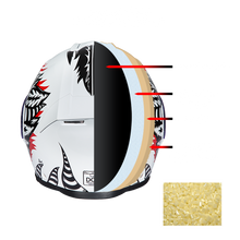 Load image into Gallery viewer, Daytona Glide Modular Motorcycle Helmet - DOT Approved, Bluetooth Ready, Dual Visor, Men/Women/Youth - W/ Phoenix
