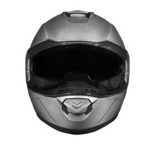 Load image into Gallery viewer, Daytona Glide Modular Motorcycle Helmet - DOT Approved, Bluetooth Ready, Dual Visor, Men/Women/Youth- Silver Metallic
