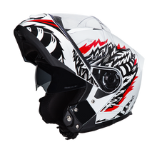Load image into Gallery viewer, Daytona Glide Modular Motorcycle Helmet - DOT Approved, Bluetooth Ready, Dual Visor, Men/Women/Youth - W/ Phoenix

